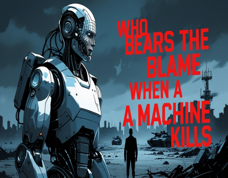 Autonomous Weapons: Who Bears the Blame When a Machine Kills?