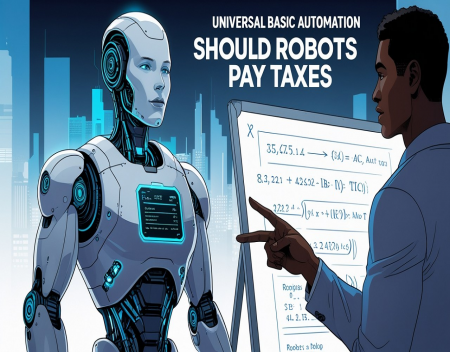 Universal Basic Automation: Should Robots Pay Taxes